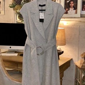 SOLD Zara sleeveless belted vest